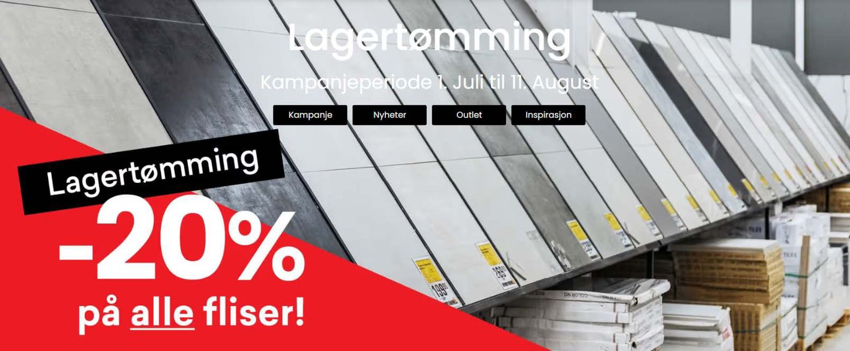 Right Price Tiles-katalog i Drammen | Lagertømming -20% på alle fliser! | 10.7.2024 - 11.8.2024