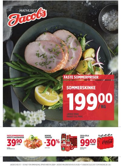 Tilbud fra Restauranter og caféer i Sandvika | Jacobs Kundeavis! de Jacobs | 18.7.2024 - 1.8.2024