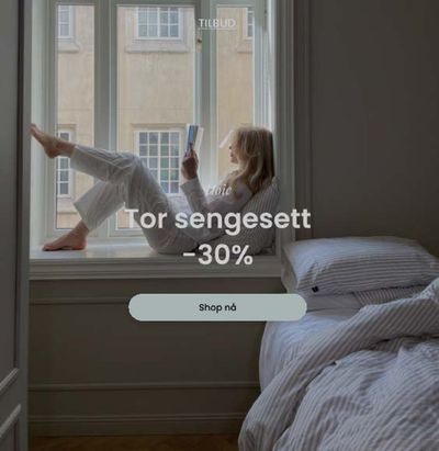 Tilbud fra Hjem og møbler i Tønsberg | Tor sengesett -30% de Designforevig | 18.7.2024 - 31.7.2024