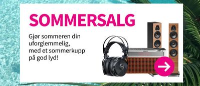 Tilbud fra Elektronikk og hvitevarer i Skien | Sommer SALG! de Soundgarden | 19.7.2024 - 31.8.2024