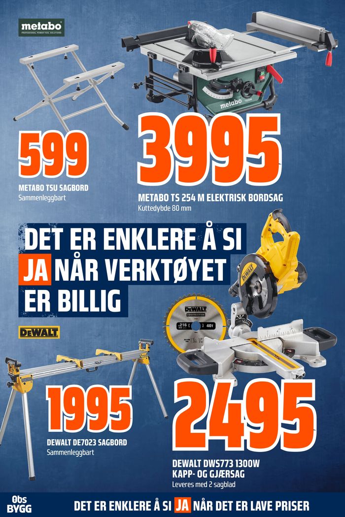 Obs Bygg-katalog i Bergen | Flotte rabatter på utvalgte produkter | 21.7.2024 - 4.8.2024