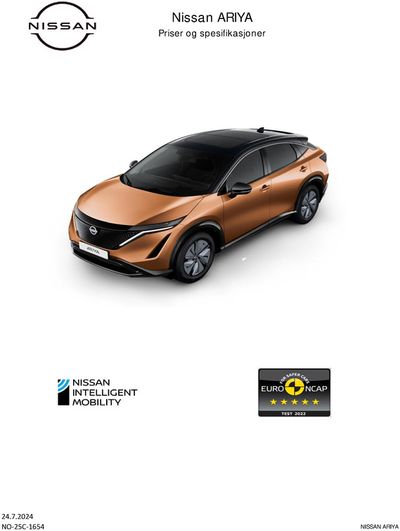 Nissan-katalog i Drammen | Nissan ARIYA | 25.7.2024 - 25.7.2025