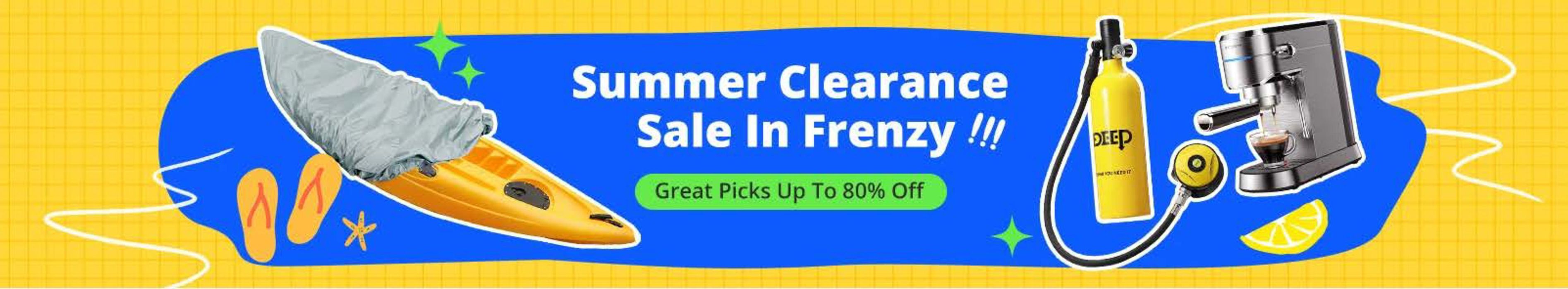 Banggood-katalog | Summer Clearance Sale In Frenzy !!!  | 25.7.2024 - 6.8.2024