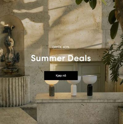 Tilbud fra Hjem og møbler i Tønsberg | Summer Deals Opptil 40% de RoyalDesign | 25.7.2024 - 2.8.2024