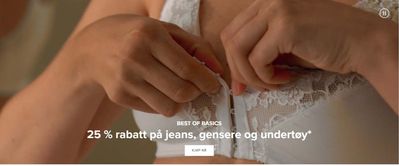 Tilbud fra Klær, sko og tilbehør i Sandnes | 25% rabatt på jeans, gensere og undertøy de Cellbes | 25.7.2024 - 10.8.2024