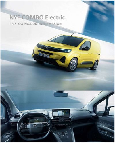 Opel-katalog i Mo i Rana | Prisliste Opel Combo Electric varebil | 3.9.2024 - 3.9.2025