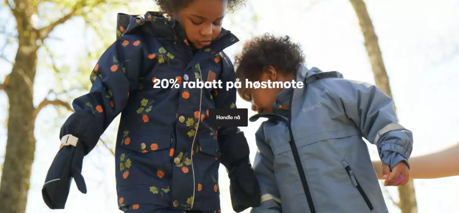 Babyshop-katalog | 20% rabatt på høstmote | 4.9.2024 - 30.11.2024