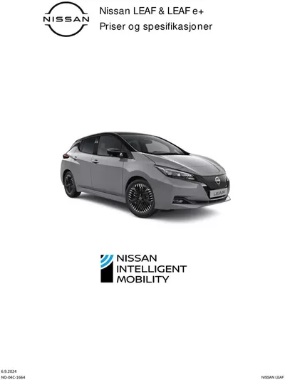 Nissan-katalog i Drammen | Nissan LEAF | 7.9.2024 - 7.9.2025