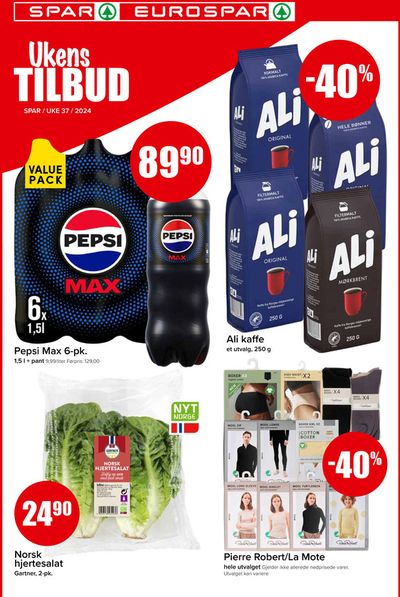 Tilbud fra Supermarkeder i Vevelstad | Spar Kundeavis Uke 37 de Spar | 8.9.2024 - 22.9.2024