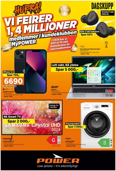 POWER-katalog i Gran | POWER Kundeavis | 10.9.2024 - 24.9.2024