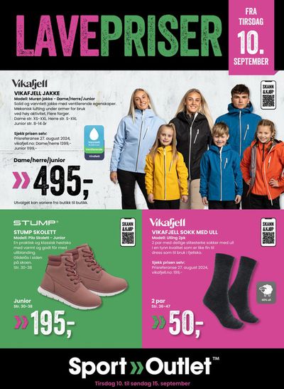 Sport Outlet-katalog i Brøstadbotn | Tilbud for kuppjegere | 11.9.2024 - 25.9.2024