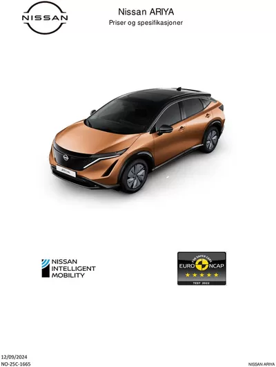 Nissan-katalog i Drammen | Nissan ARIYA | 14.9.2024 - 14.9.2025