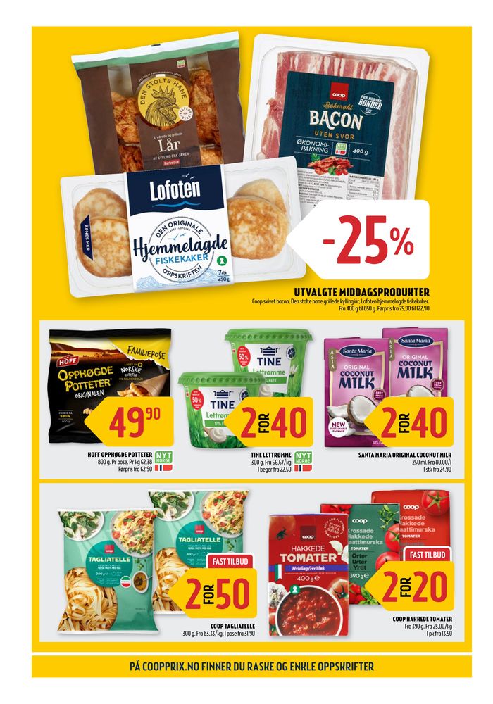 Coop Prix-katalog i Bodø | Tilbud for kuppjegere | 16.9.2024 - 29.9.2024