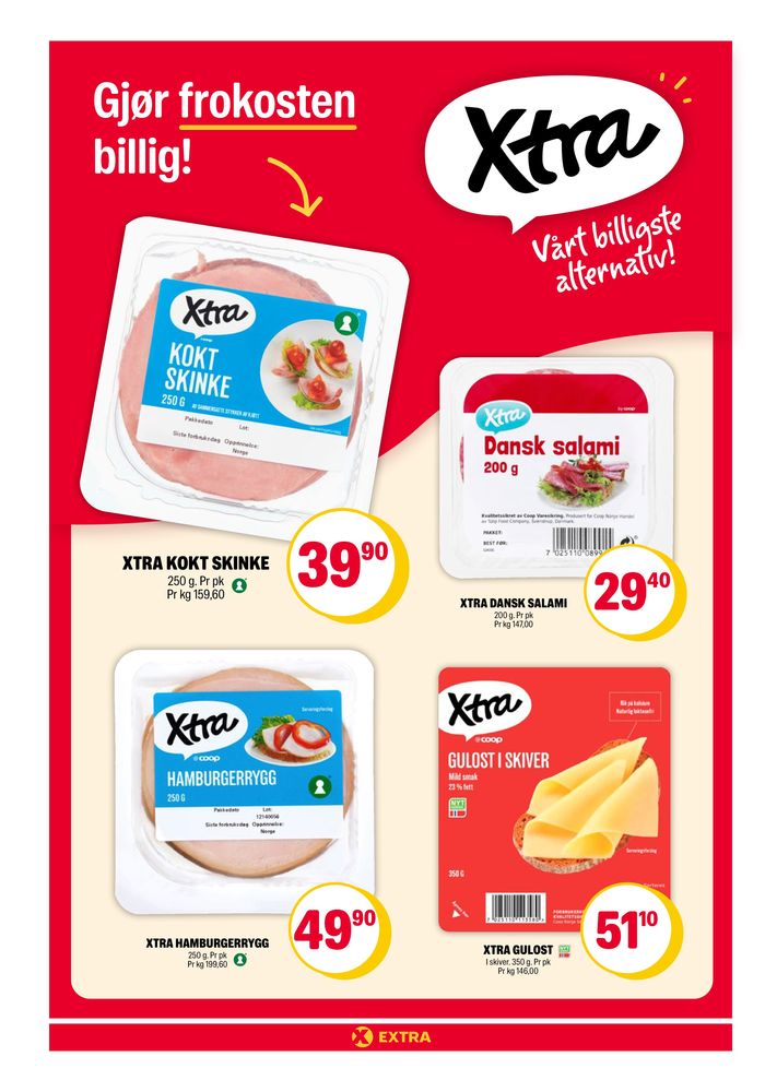 Coop Extra-katalog i Nordkjosbotn | Topptilbud og rabatter | 16.9.2024 - 22.9.2024