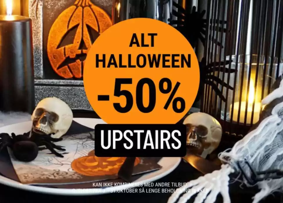 Upstairs-katalog | Alt Halloween -50% | 3.10.2024 - 31.10.2024