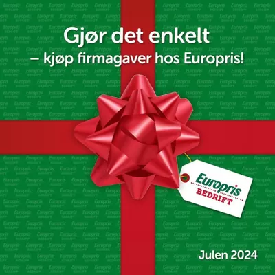 Europris-katalog i Halden | Europris B2B julekatalog 2024_low | 6.10.2024 - 20.10.2024