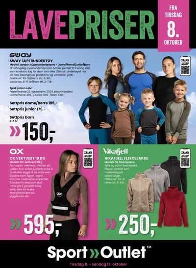 Sport Outlet-katalog i Trondheim | Topptilbud for alle kunder | 8.10.2024 - 22.10.2024