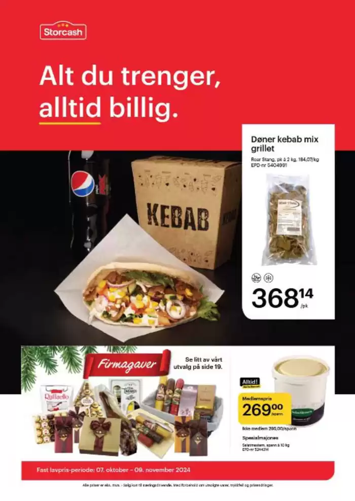 Storcash-katalog | Alt Du Trenger, Alltid Billig | 8.10.2024 - 9.11.2024