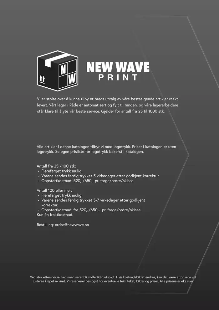 New Wave-katalog | New Wave Print 2024 | 9.10.2024 - 23.10.2024