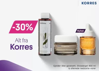 VITA-katalog i Trondheim | -30% alt fra Korres | 9.10.2024 - 23.10.2024