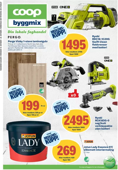 Coop Byggmix-katalog | Coop Byggmix Kundeavis | 14.10.2024 - 27.10.2024