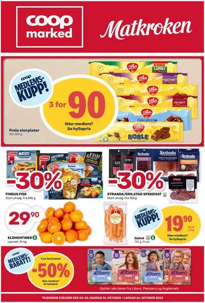 Coop Marked-katalog i Sandvika | Nye tilbud å oppdage | 14.10.2024 - 27.10.2024