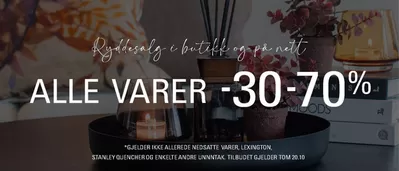 Tilbud fra Hjem og møbler i Stavanger | Alle varer -30-70% de Feel | 18.10.2024 - 31.10.2024