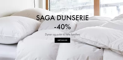 Tilbud fra Hjem og møbler i Stavanger | Saga Dunserie - 40% de Høie | 18.10.2024 - 31.10.2024