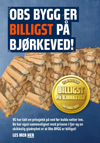 Obs Bygg-katalog i Tønsberg | Oppdag attraktive tilbud | 19.10.2024 - 2.11.2024