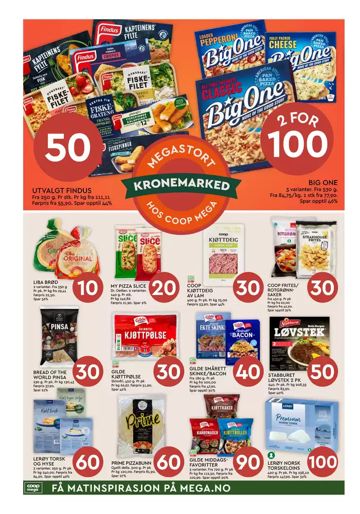 Coop Mega-katalog i Oslo | Eksklusive tilbud for våre kunder | 21.10.2024 - 27.10.2024