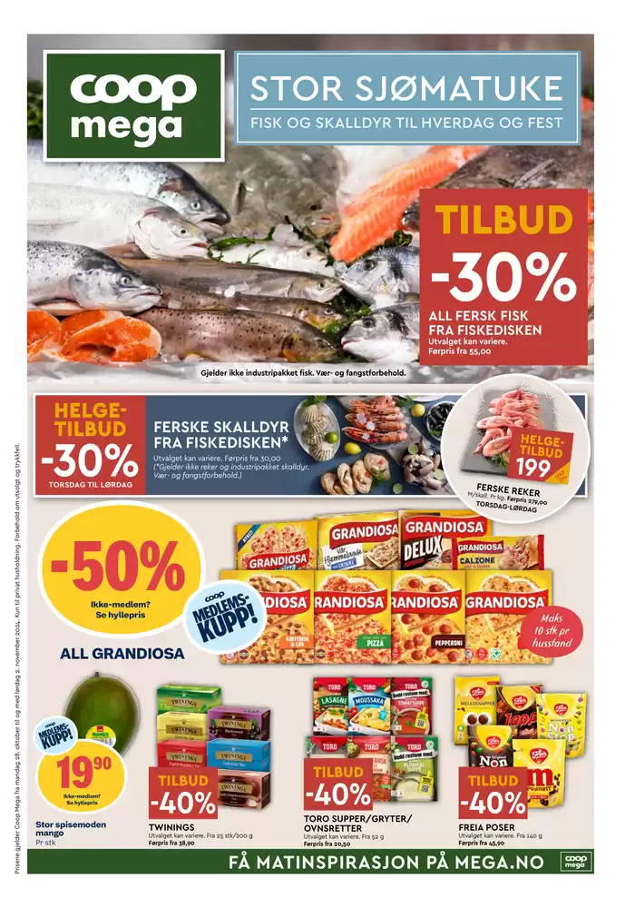 Coop Mega-katalog i Drammen | Topptilbud og rabatter | 28.10.2024 - 3.11.2024