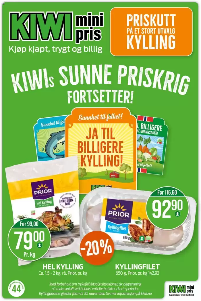 Kiwi-katalog i Stavanger | Kiwi Kundeavis | 28.10.2024 - 3.11.2024