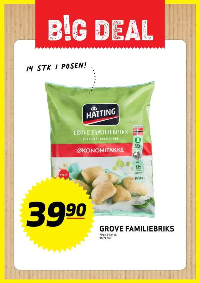 Bunnpris-katalog i Otta | Spar nå med våre tilbud | 28.10.2024 - 11.11.2024