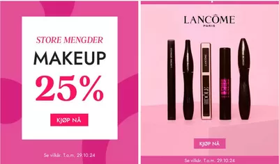 Tilbud fra Helse og skjønnhet i Trondheim | Store mengder makeup 25% de Fredrik & Louisa | 28.10.2024 - 29.10.2024