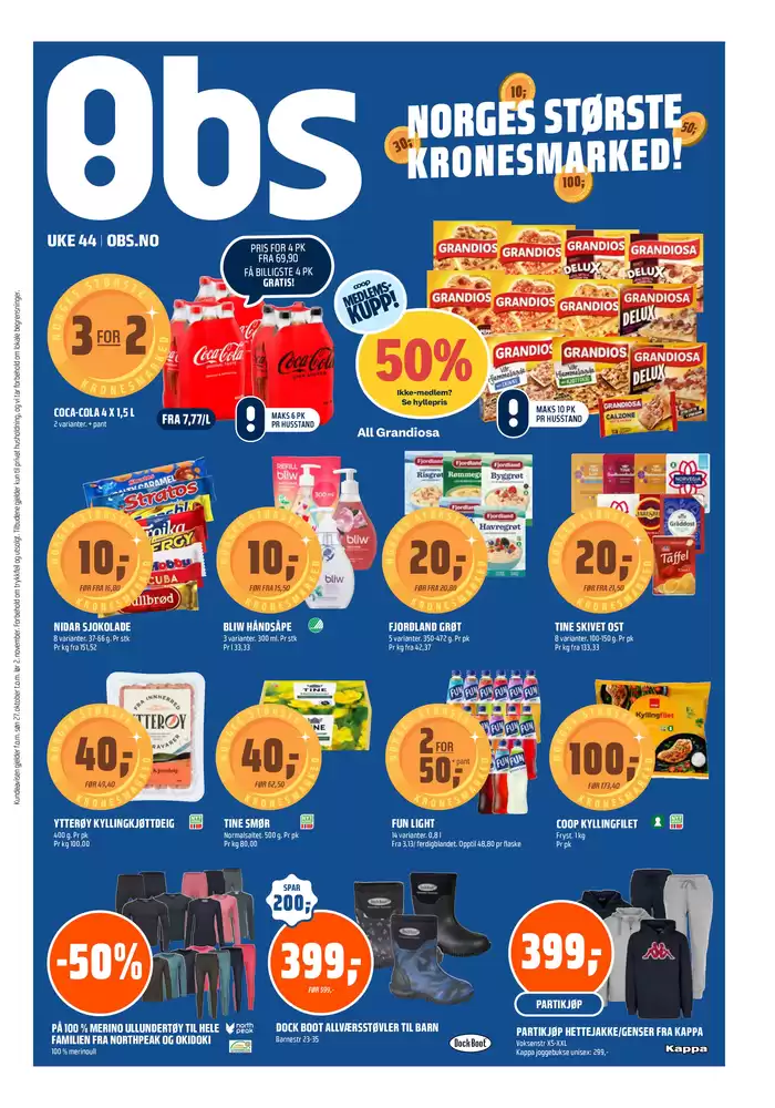 Obs-katalog i Tønsberg | Ukas knalltilbud! | 29.10.2024 - 12.11.2024