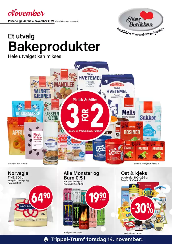 Nærbutikken-katalog i Torsken | Bakeprodukter | 1.11.2024 - 30.11.2024