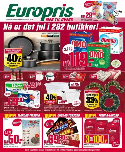 Europris-katalog i Lillehammer | Europris DM 45-24 MYBRING (1) | 3.11.2024 - 17.11.2024