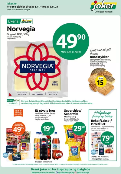 Joker-katalog i Henningsvær | Joker Kundeavis | 4.11.2024 - 18.11.2024