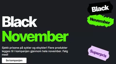 Tilbud fra Sport og Fritid i Trondheim | Black November  de Birk Sport | 6.11.2024 - 30.11.2024