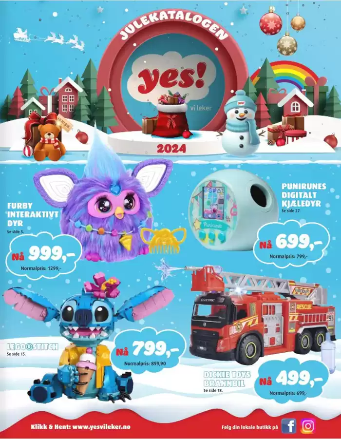 Yes vi leker-katalog | Julekatalogen | 6.11.2024 - 31.12.2024