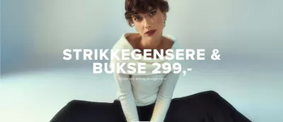 Tilbud fra Klær, sko og tilbehør | Strikkegensere & bukse 299,- de Cubus | 7.11.2024 - 22.11.2024