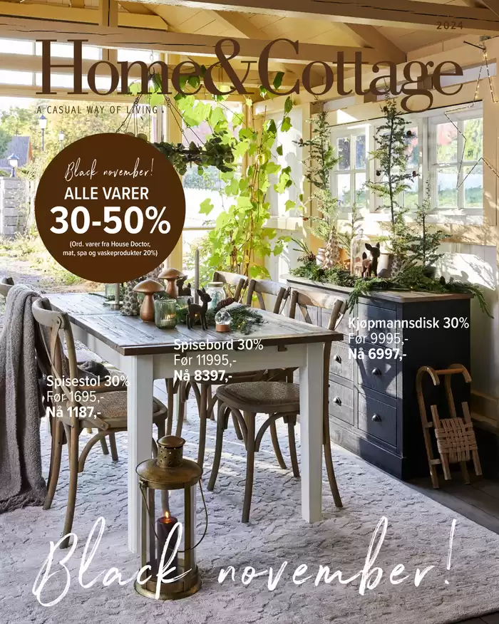 Home & Cottage-katalog i Porsgrunn | Black November | 8.11.2024 - 23.11.2024