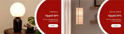 Christiania Belysning-katalog i Sandefjord | Opptil 40% - 30% | 8.11.2024 - 22.11.2024