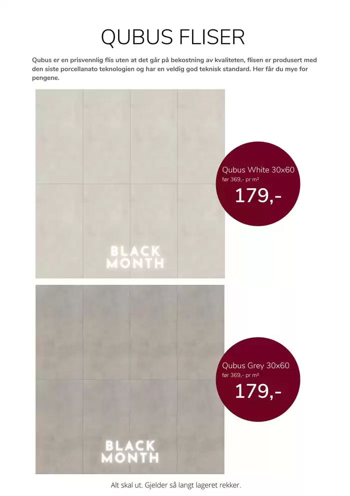 Norfloor-katalog i Trondheim | Black Month Opptil 80% | 8.11.2024 - 2.12.2024