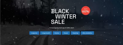 Tilbud fra Sport og Fritid i Fredrikstad | Black winter sale de Skistart | 11.11.2024 - 24.11.2024