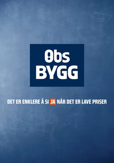 Obs Bygg-katalog i Gressvik | Obs Bygg Kundeavis | 12.11.2024 - 26.11.2024