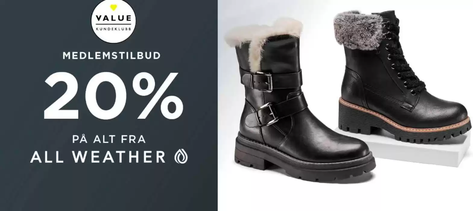 Shoeday-katalog i Kongsberg | 20% på alt fra | 12.11.2024 - 24.11.2024