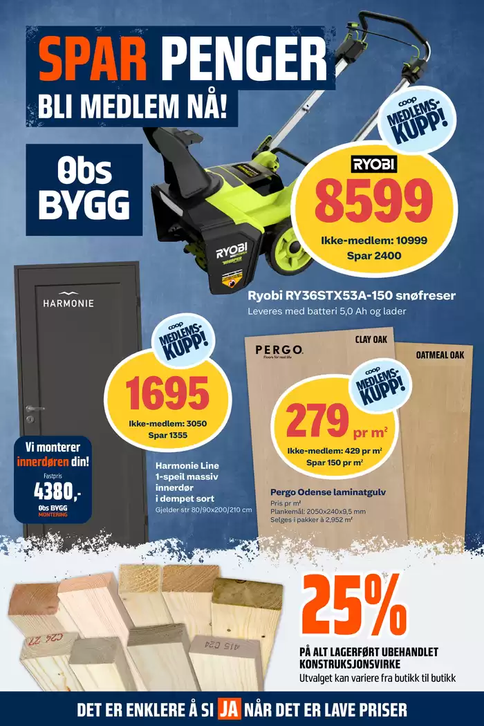 Obs Bygg-katalog i Gressvik | Obs Bygg Kundeavis | 13.11.2024 - 27.11.2024