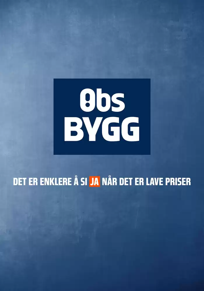 Obs Bygg-katalog i Haugesund | Nye tilbud å oppdage | 13.11.2024 - 27.11.2024