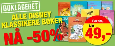 Tilbud fra Bøker og kontor | Alle Disney Klassikere Boker de Boklageret | 13.11.2024 - 27.11.2024